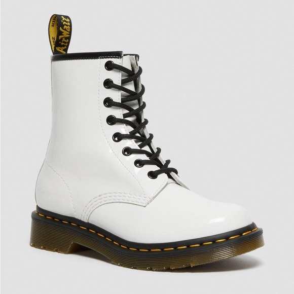 Dr. Marten’s 1460 Patent Leather Lace Up Boots - Picture 1 of 12